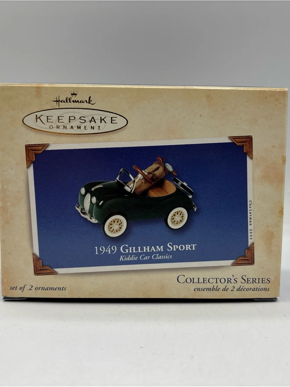 Hallmark Keepsake Ornament 2003 Vintage 1949 Gilliam Sport 10th In The Series